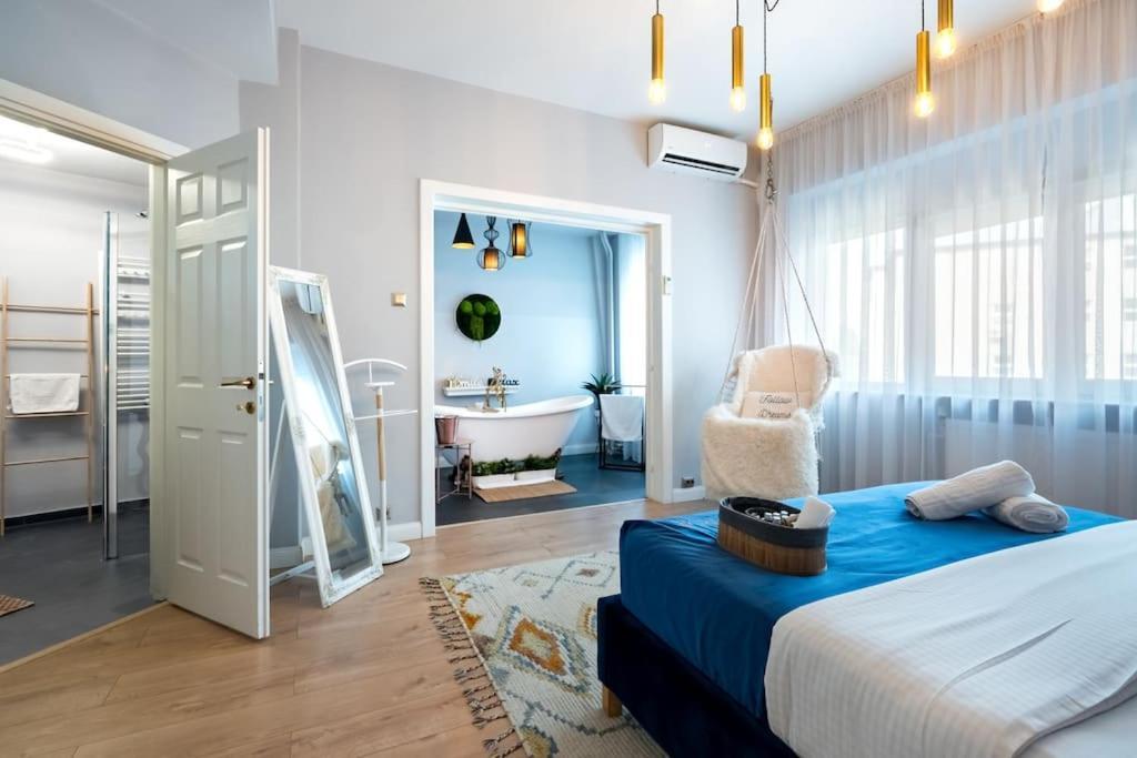 Intercontinental Apart - Massage Terrace Fireplace Bukares Bagian luar foto